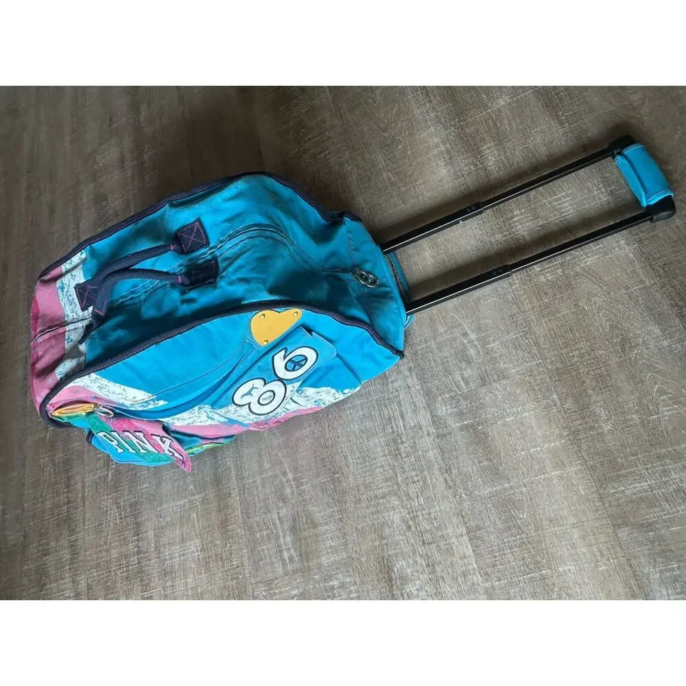 Rare Y2K Victoria’s Secret PINK Peace University 86 Rolling Duffle Bag Travel